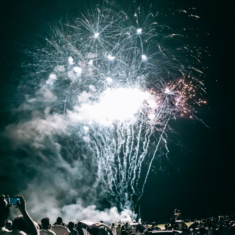 5 minuto Fuegos Artificiales